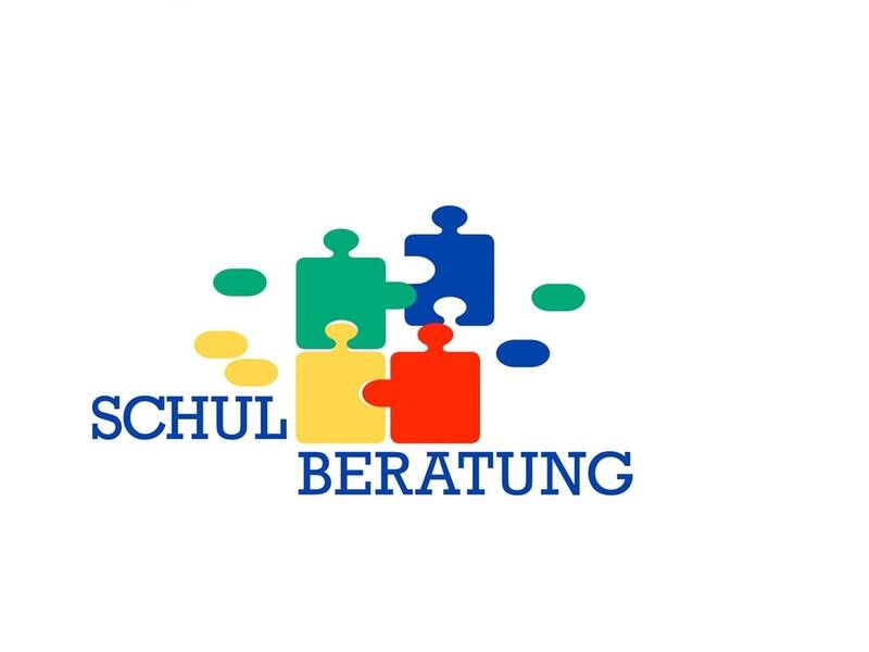 Bunte Puzzleteile als Logo der Schulberatung