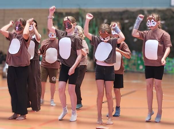 Kinder als Eichhörnchen